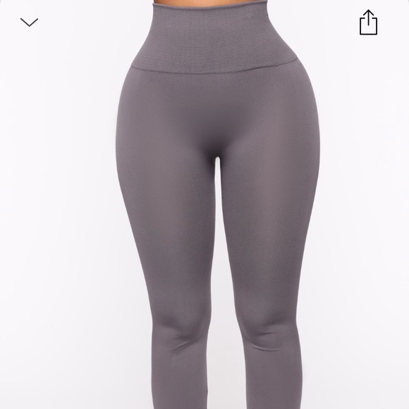 Fashion Nova Pants - Grey leggings never worn